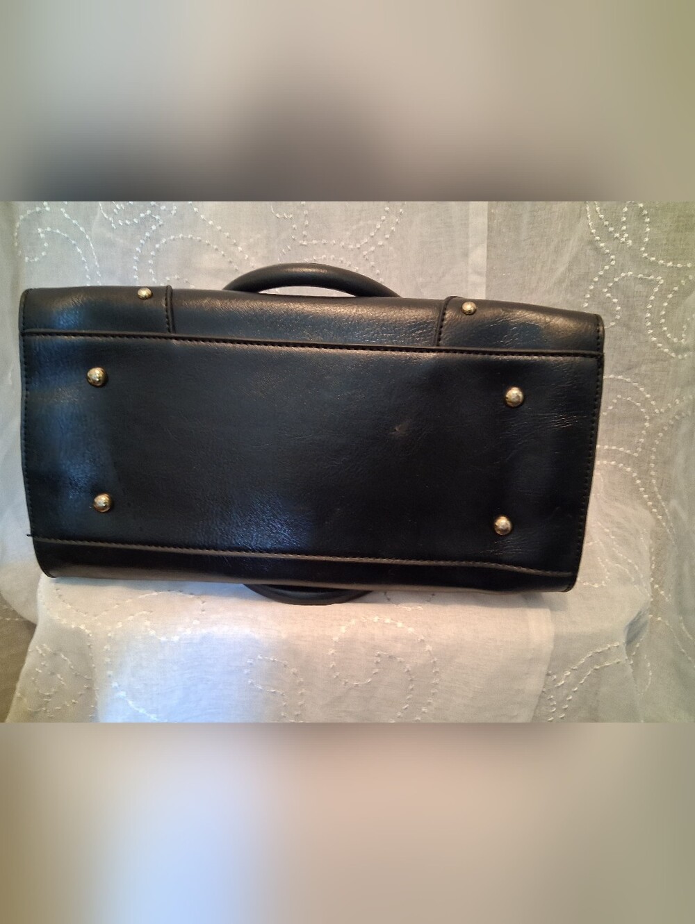Coach Mercer 30 Black Leather Satchel Handbag - Picture 7 of 7